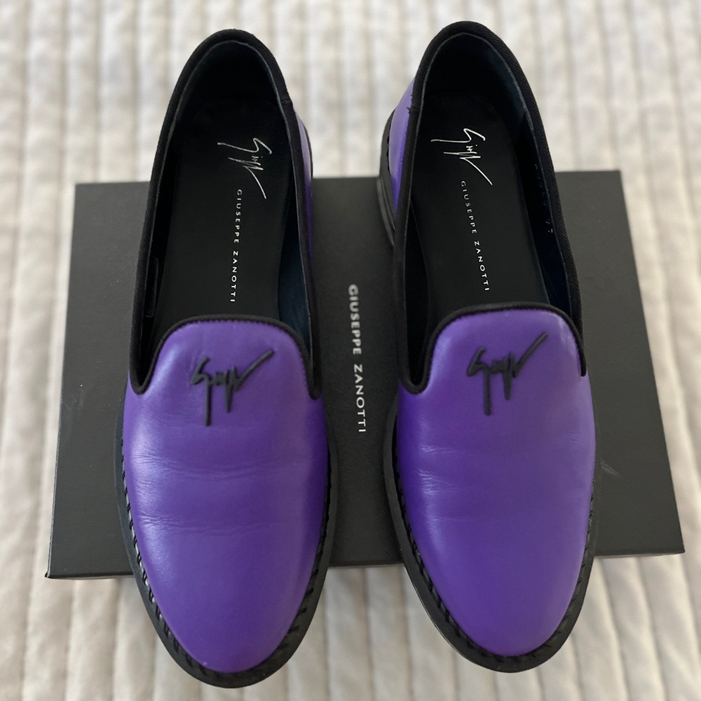 Giuseppe Zanotti Loafers Flats Moccasins Leather, Size 37
